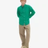 Organic Button Down Chemise en coton bio - Vert Kelly