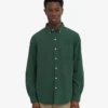 Organic Button Down chemise en coton bio - Vert émeraude