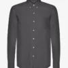 Organic Button Down Chemise - Gris lave