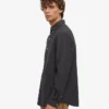 Organic Button Down Chemise - Gris lave