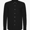 Organic Button Down Chemise - Noir intense