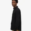 Organic Button Down Chemise - Noir intense