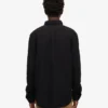 Organic Button Down Chemise - Noir intense