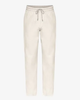 Organic Twill Pants - Ivory White