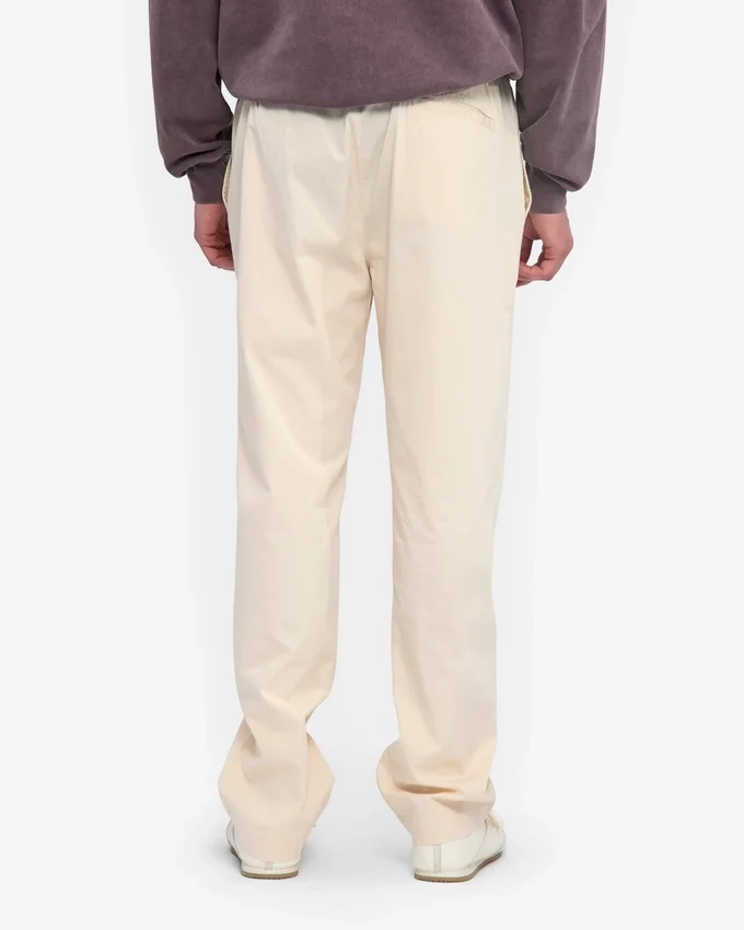Organic Twill Pants - Ivory White