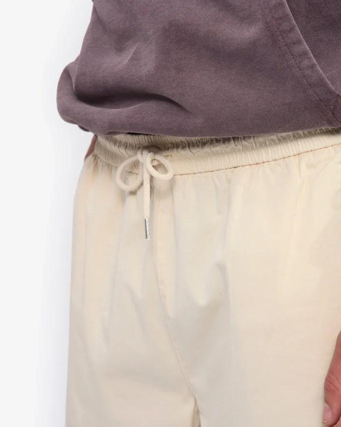 Organic Twill Pants - Ivory White
