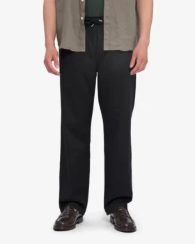 Organic Twill Pants – Noir intense