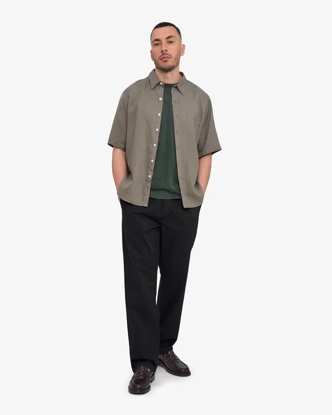 Organic Twill Pants - Noir intense