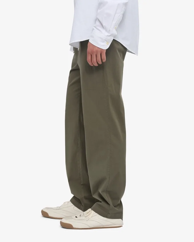 Organic Twill Pants - Olive poussiéreux