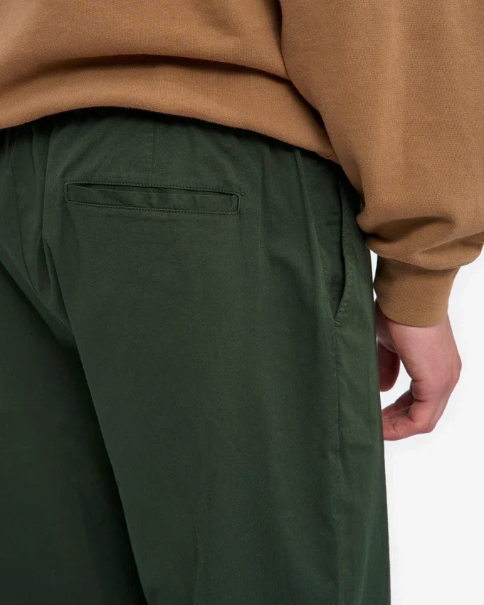 Organic Twill Pants - Vert chasseur