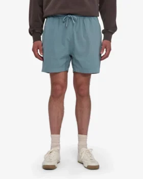Organic Twill Shorts – Bleu acier