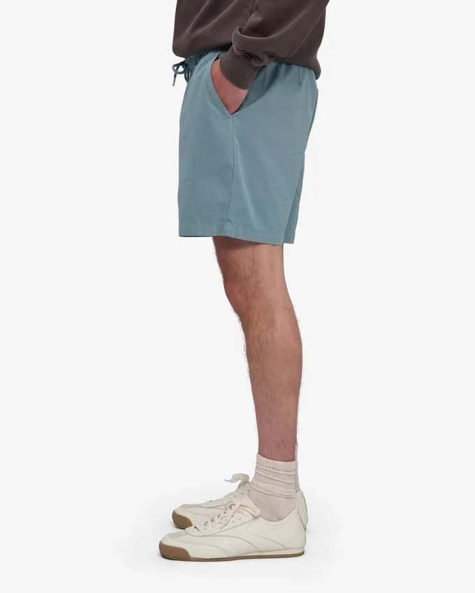 Organic Twill Shorts - Bleu acier
