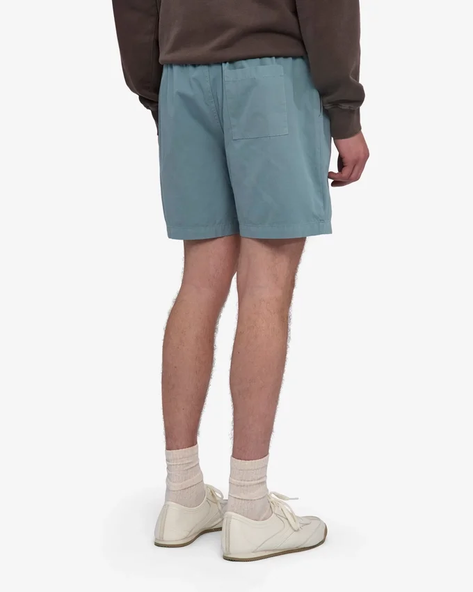 Organic Twill Shorts - Bleu acier