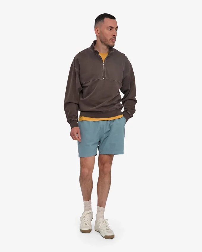 Organic Twill Shorts - Bleu acier