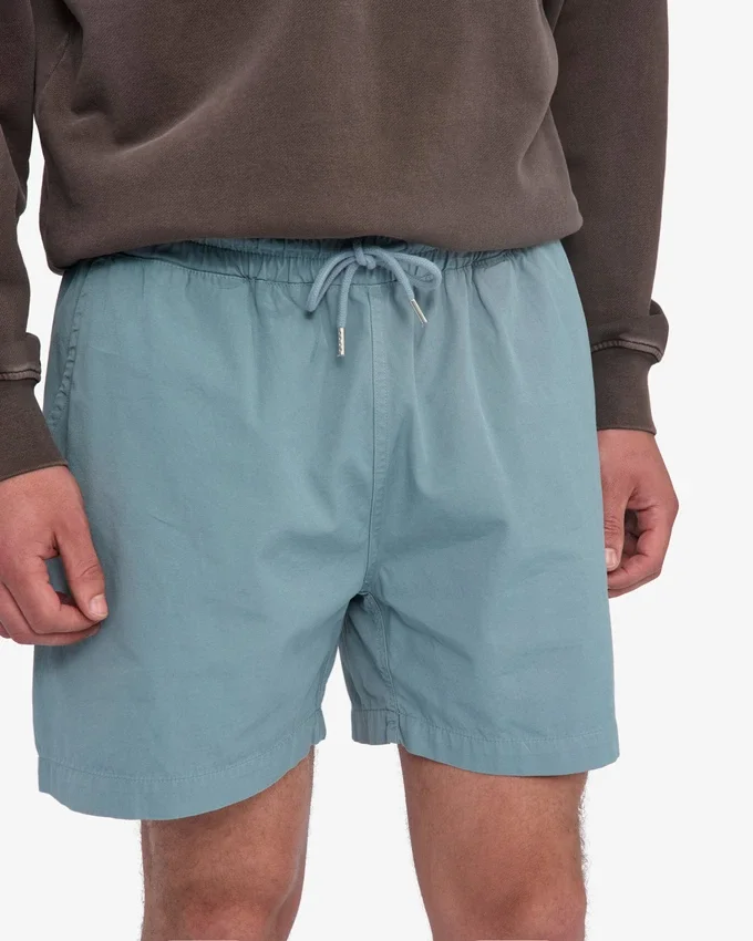 Organic Twill Shorts - Bleu acier