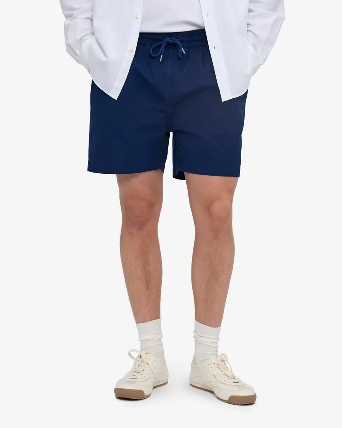 Organic Twill Shorts - Bleu marine
