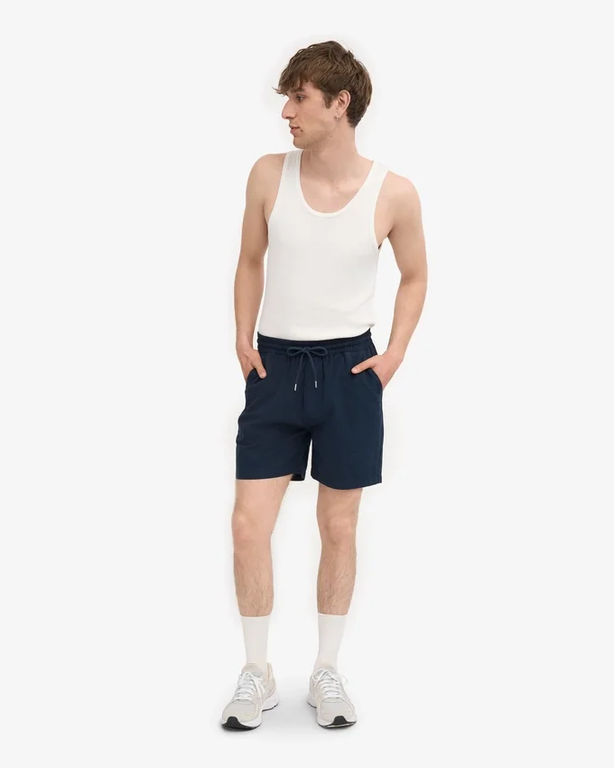 Organic Twill Shorts - Bleu marine