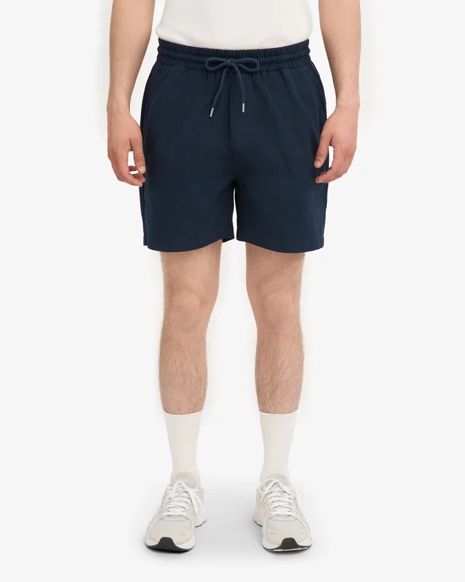 Organic Twill Shorts - Bleu marine