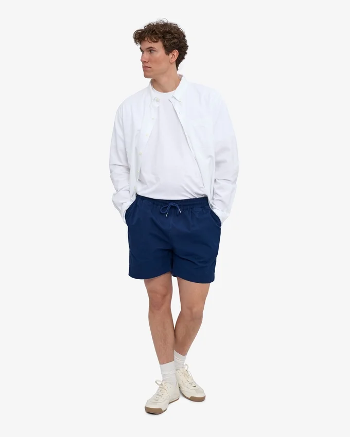 Organic Twill Shorts - Bleu marine
