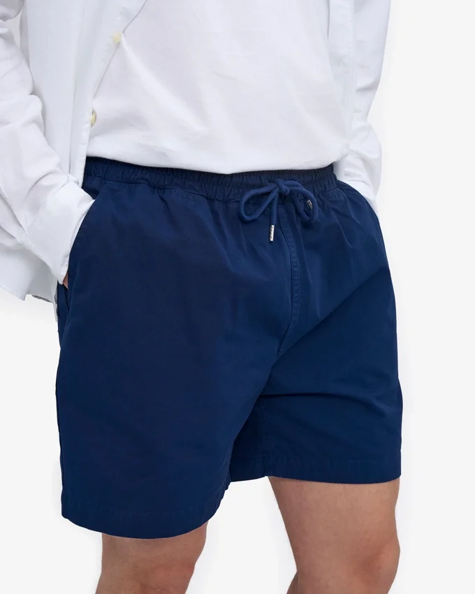 Organic Twill Shorts - Bleu marine