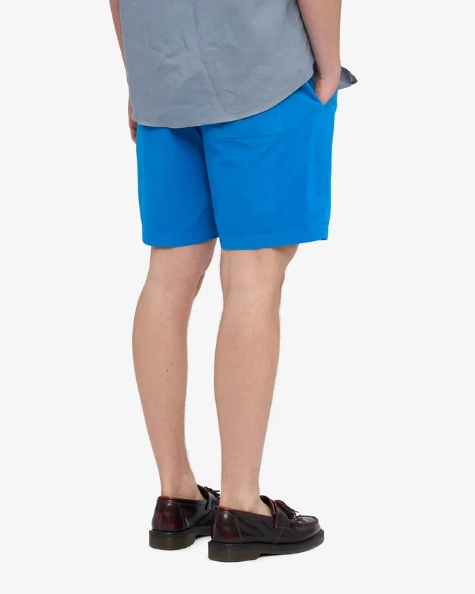 Organic Twill Shorts - Bleu Pacifique
