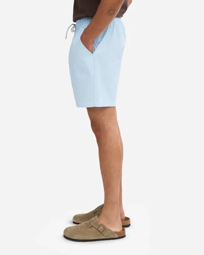 Organic Twill Shorts - Bleu polaire