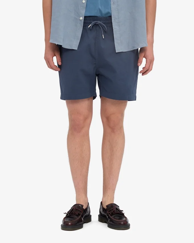 Organic Twill Shorts - Bleu pétrole