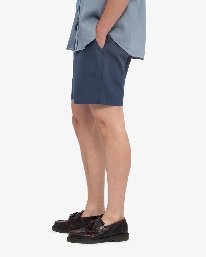 Organic Twill Shorts - Bleu pétrole