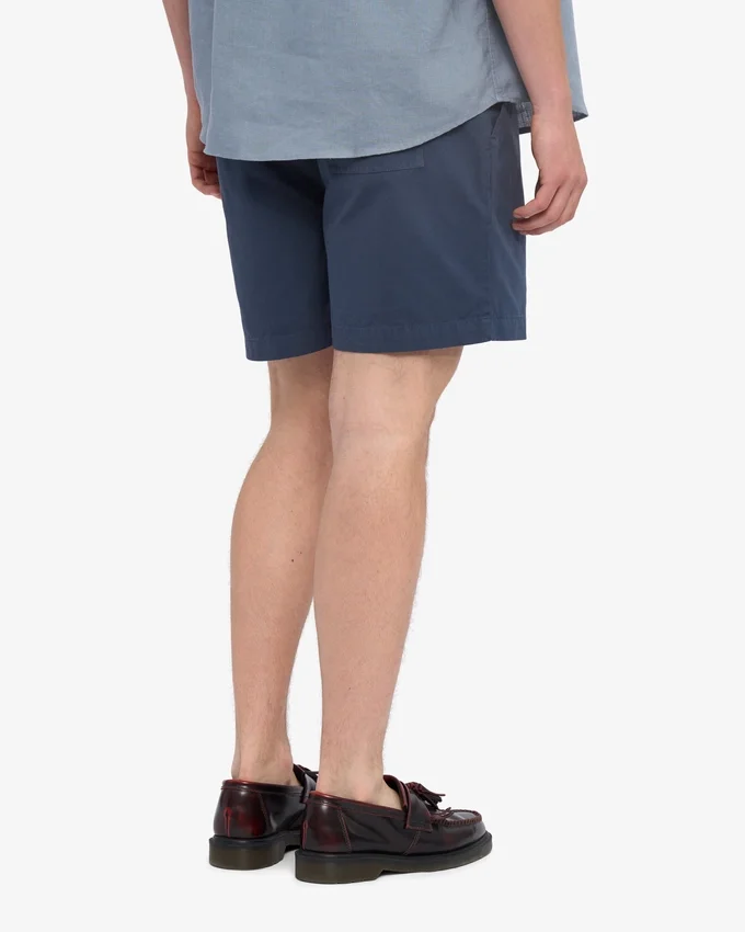 Organic Twill Shorts - Bleu pétrole