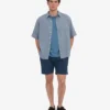Organic Twill Shorts - Bleu pétrole