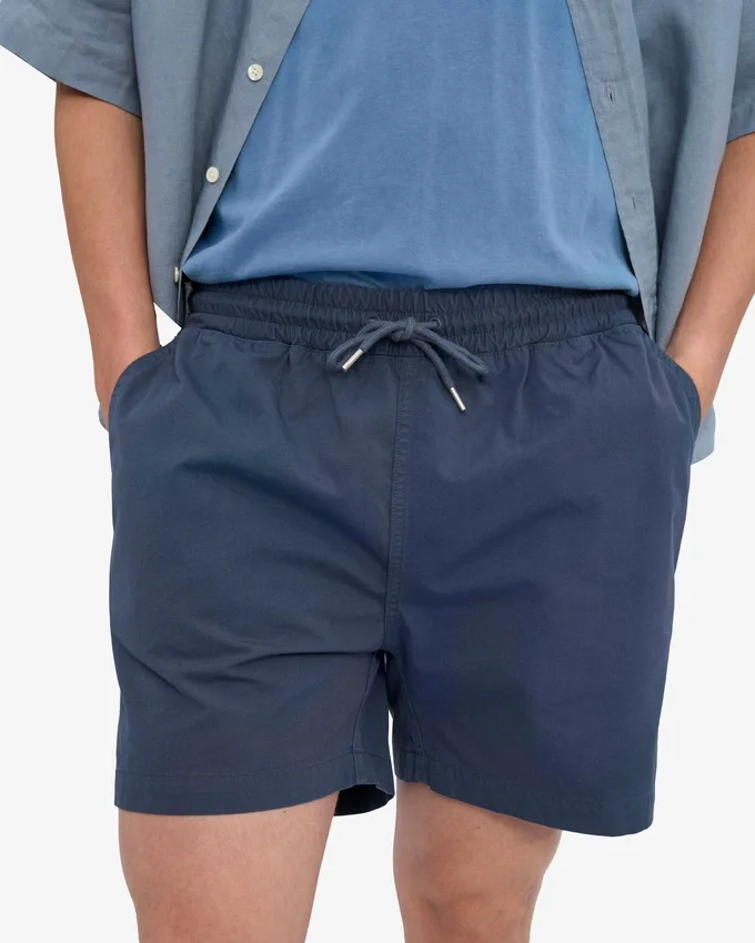 Organic Twill Shorts - Bleu pétrole