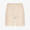 Organic Twill Shorts - Ivory White