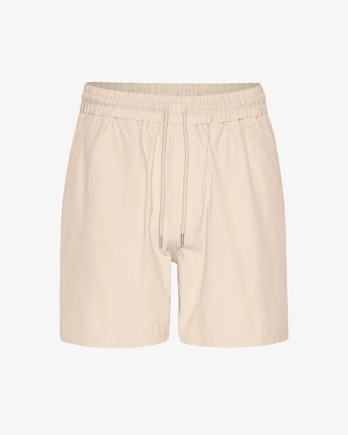 Organic Twill Shorts - Ivory White