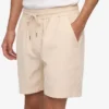 Organic Twill Shorts - Ivory White