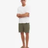 Organic Twill Shorts - Olive poussiéreux