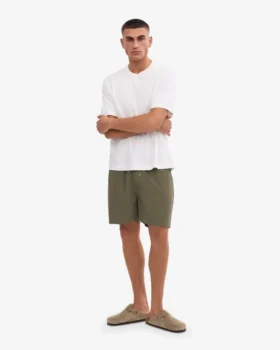 Organic Twill Shorts – Olive poussiéreux