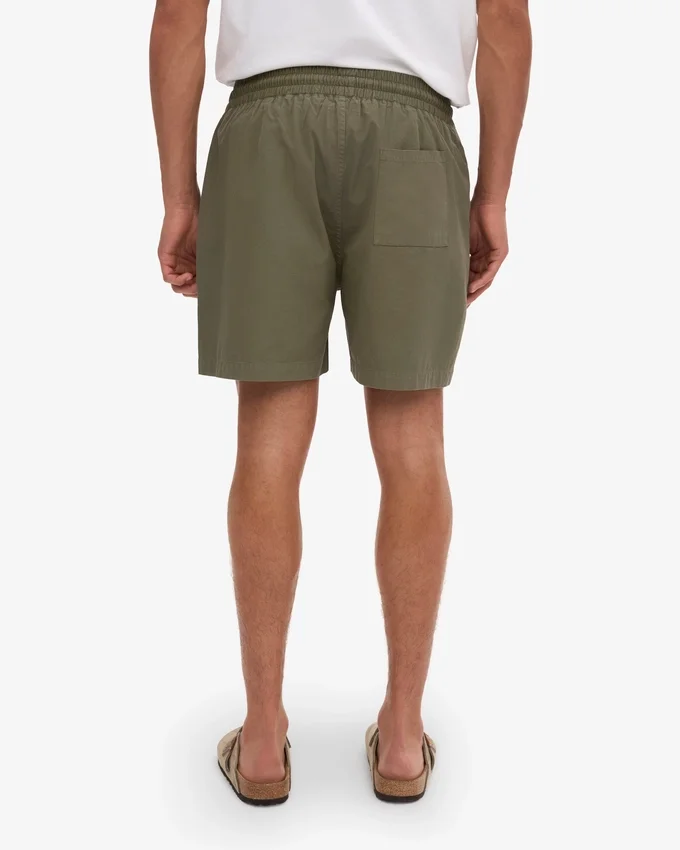 Organic Twill Shorts - Olive poussiéreux