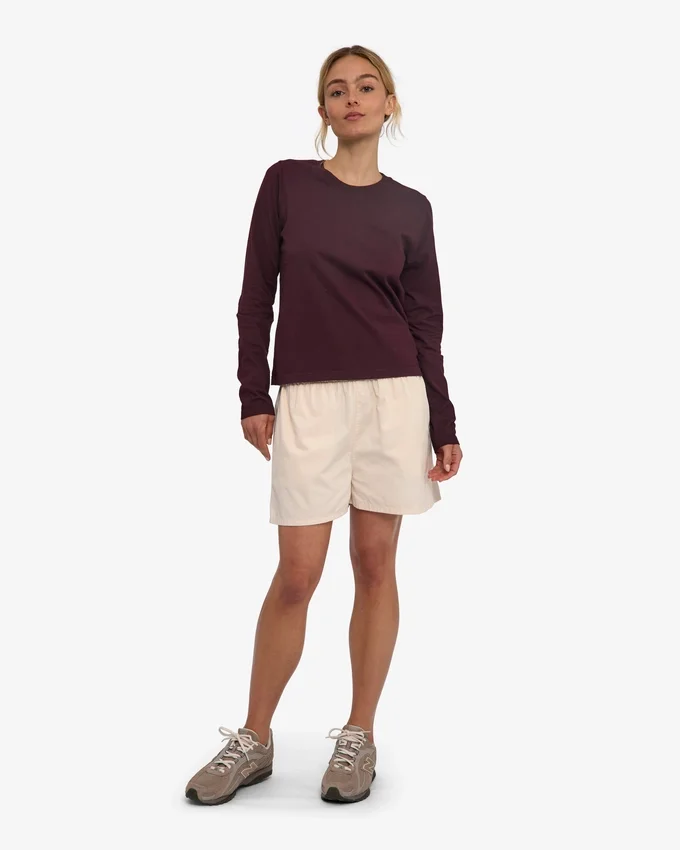 Organic Twill Shorts pour femme - Blanc ivoire