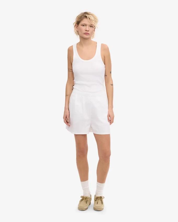 Organic Twill Shorts pour femme - Blanc optique