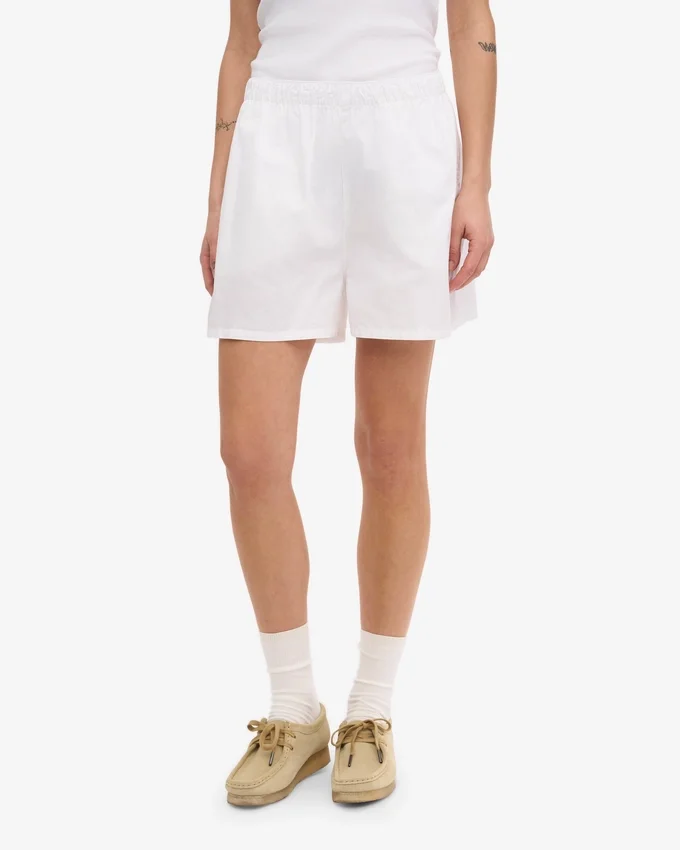 Organic Twill Shorts pour femme - Blanc optique