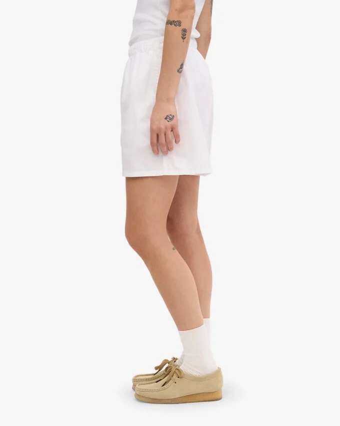 Organic Twill Shorts pour femme - Blanc optique