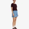 Organic Twill Shorts pour femme - Bleu bord de mer