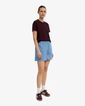 Organic Twill Shorts pour femme – Bleu bord de mer