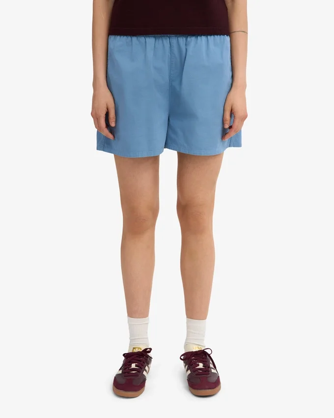 Organic Twill Shorts pour femme - Bleu bord de mer