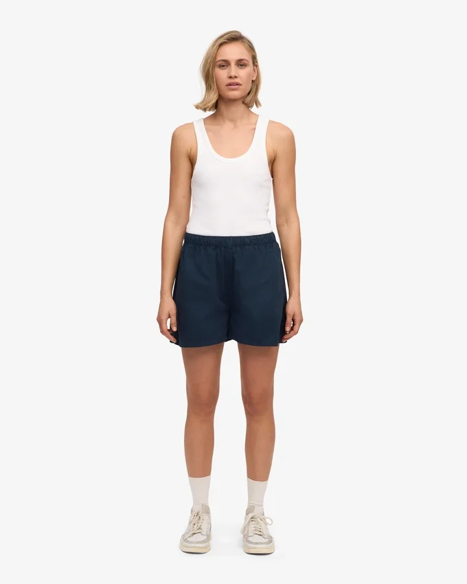 Organic Twill Shorts pour femme - Bleu marine