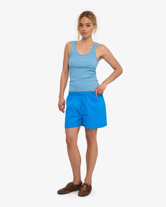 Organic Twill Shorts pour femme – Bleu Pacifique