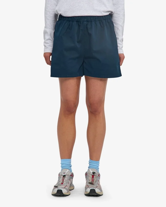 Organic Twill Shorts pour femme - Bleu pétrole