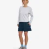 Organic Twill Shorts pour femme - Bleu pétrole