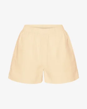 Organic Twill Shorts pour femme - Jaune pâle