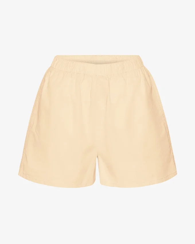 Organic Twill Shorts pour femme - Jaune pâle